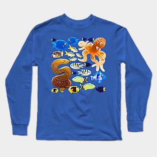 Sea animals Long Sleeve T-Shirt